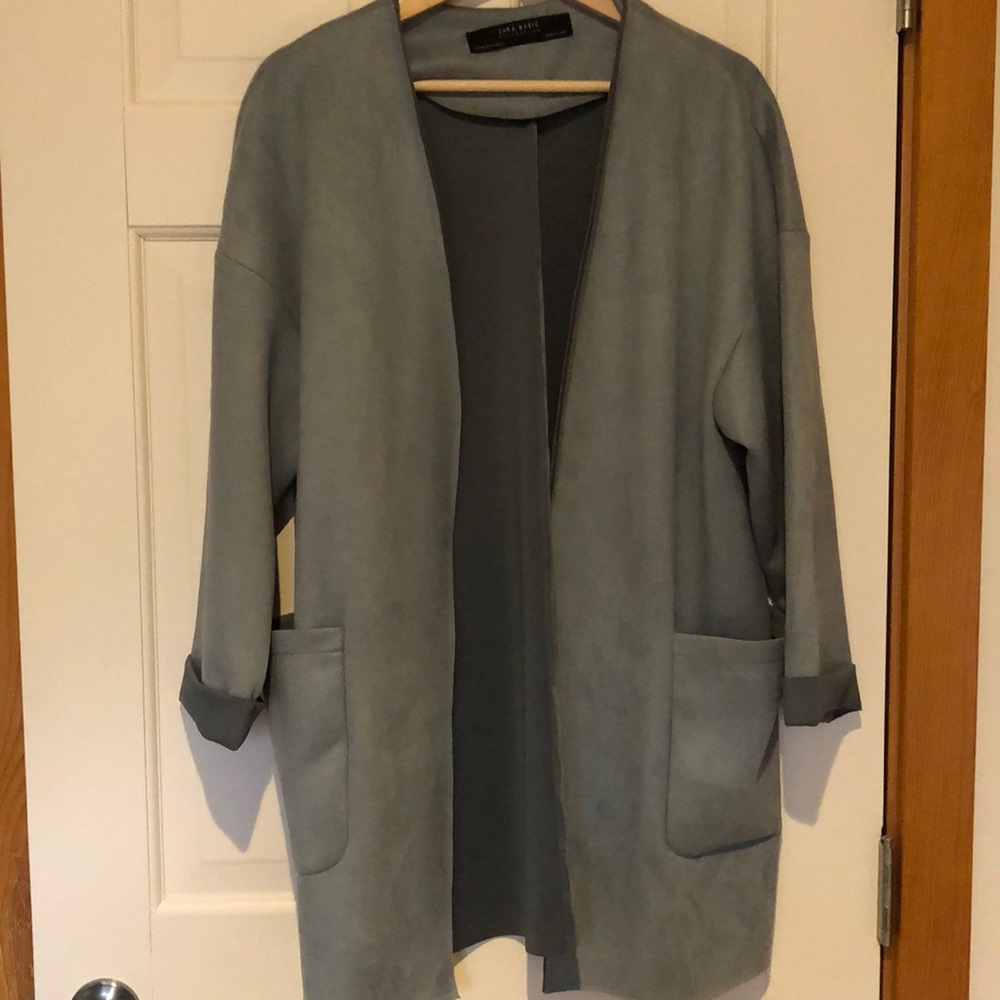 Zara Suede Cardigan/Jacket